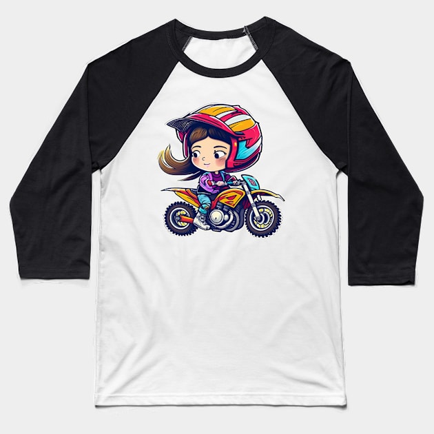 motocross mom Baseball T-Shirt by Hunter_c4 "Click here to uncover more designs"